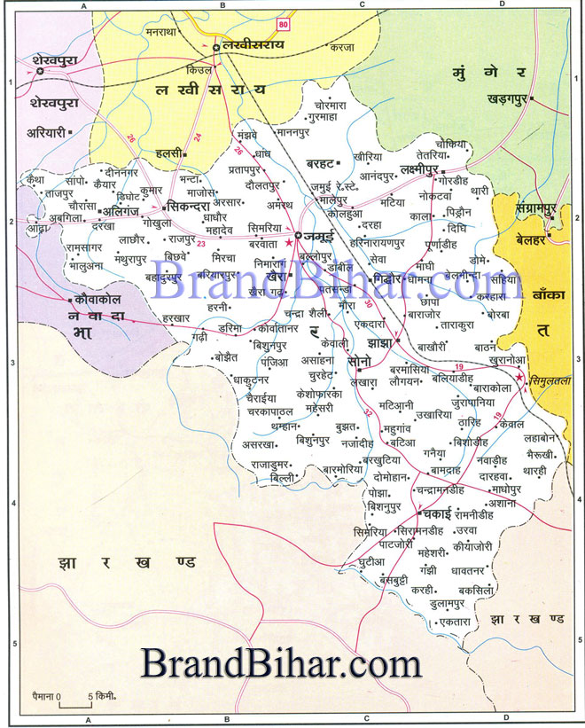 Jamui map