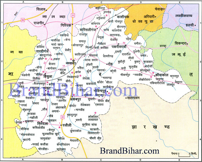 Nawada map