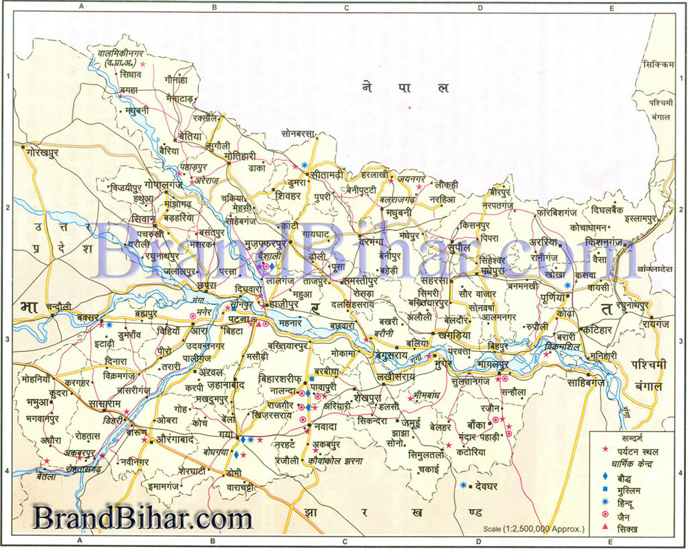 Religious Map of Bihar Religious Map, Map of Bihar Religious 