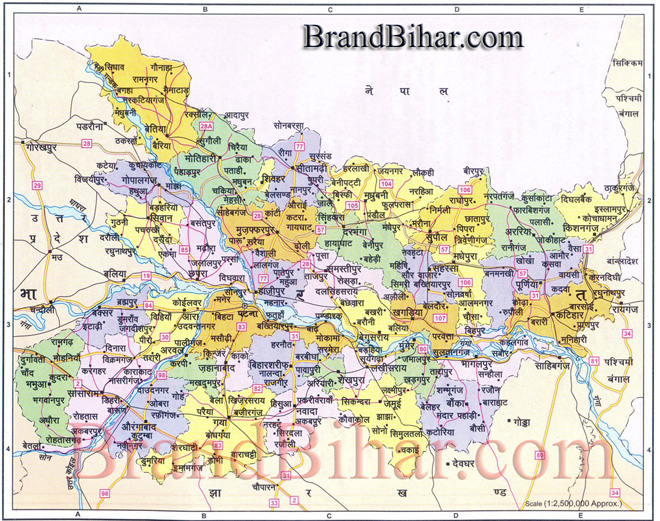 Bihar Political Map Political Map Of Bihar | Images and Photos finder